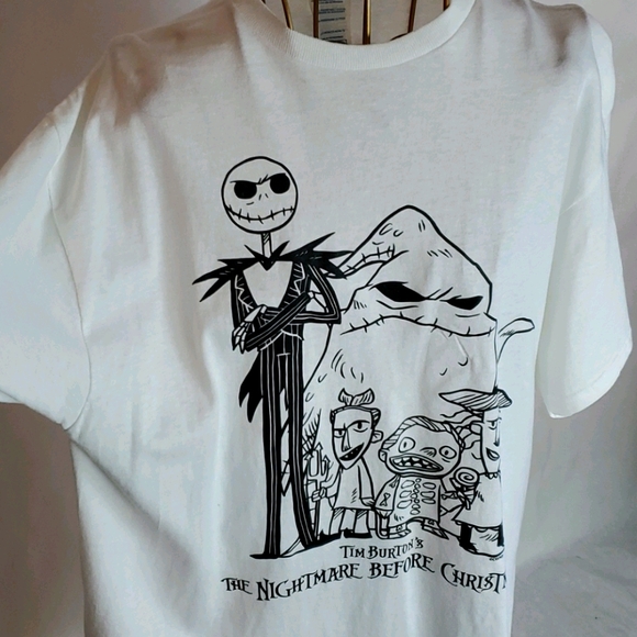 delta apparel Tops - Tim Burton's Nightmare Before Christmas tee size L